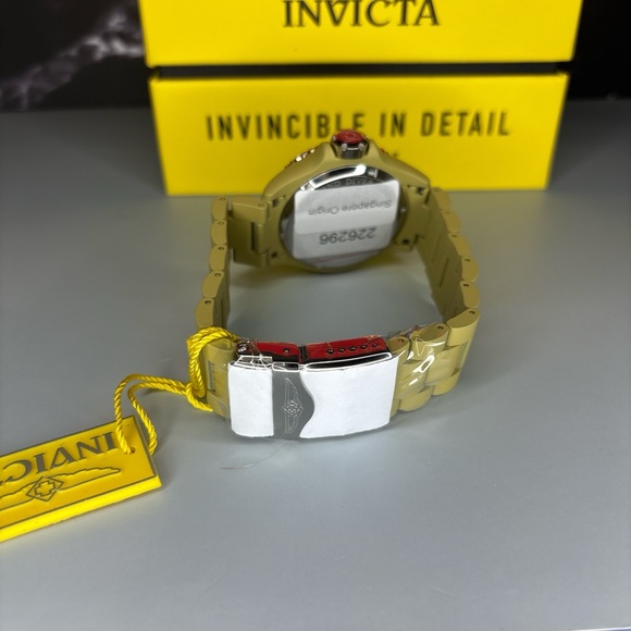 Invicta Grand Diver Playa Men's Watch - 46mm, Aqua Plating, Khaki (49480) - Picture 7 of 8